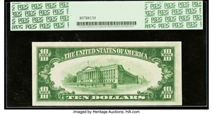 image for: Fr. 2001-L $10 1928A Federal Reserve Note. PCGS Gem New 65PPQ....