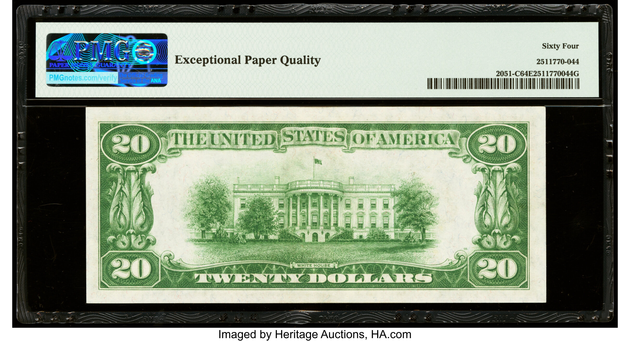 image for: Fr. 2051-C $20 1928A Federal Reserve Note. PMG Choice Uncirculated 64 EPQ....