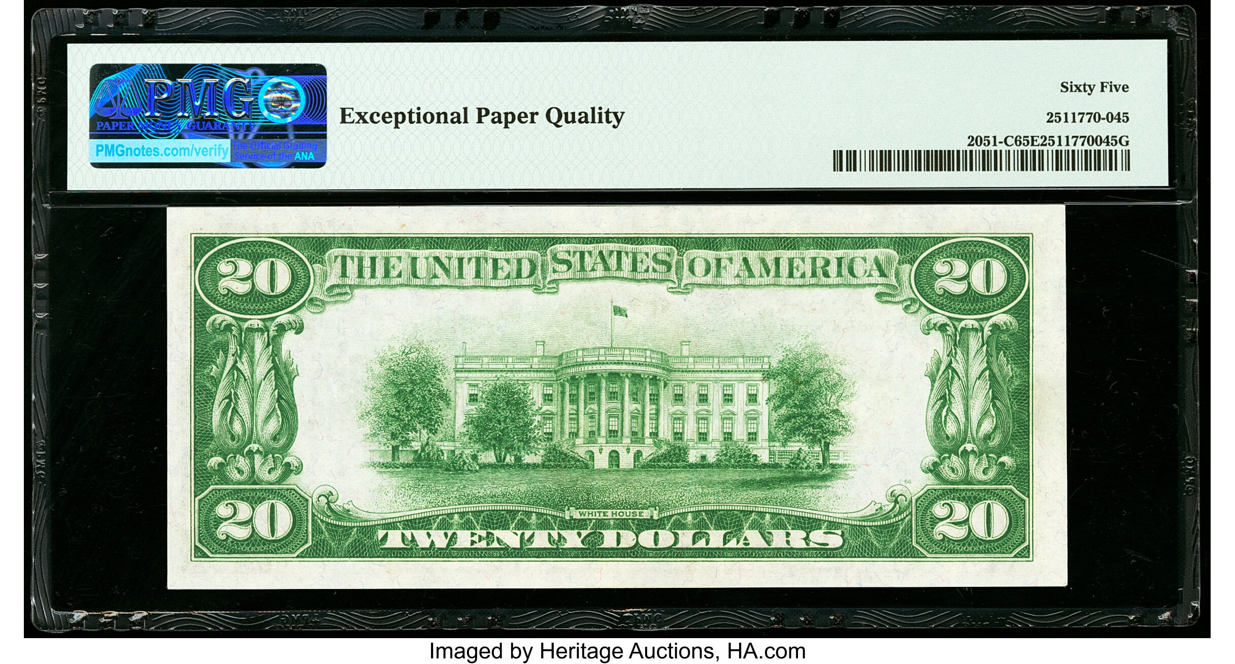 image for: Fr. 2051-C $20 1928A Federal Reserve Note. PMG Gem Uncirculated 65 EPQ....