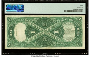 image for: Fr. 36* $1 1917 Legal Tender Star PMG Very Fine 30....