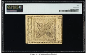 image for: Continental Currency September 26, 1778 $5 PMG About Uncirculated 50....