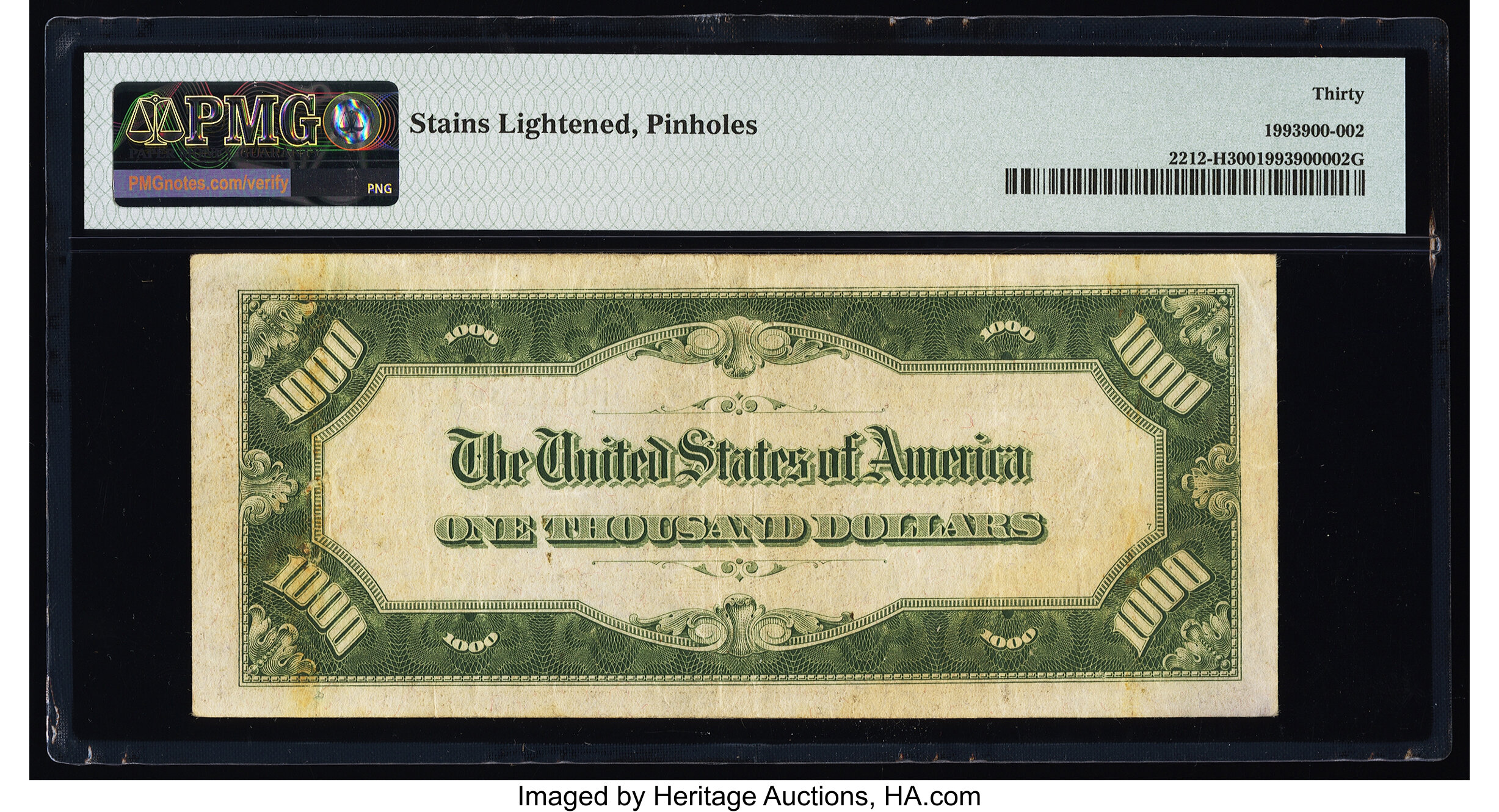 image for: Fr. 2212-H $1,000 1934A Federal Reserve Note. PMG Very Fine 30....