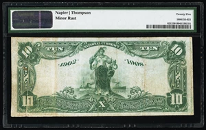 image for: Columbia, SC - $10 1902 Date Back Fr. 621 The National State Bank Ch. # (S)10315 PMG Very Fine 25....