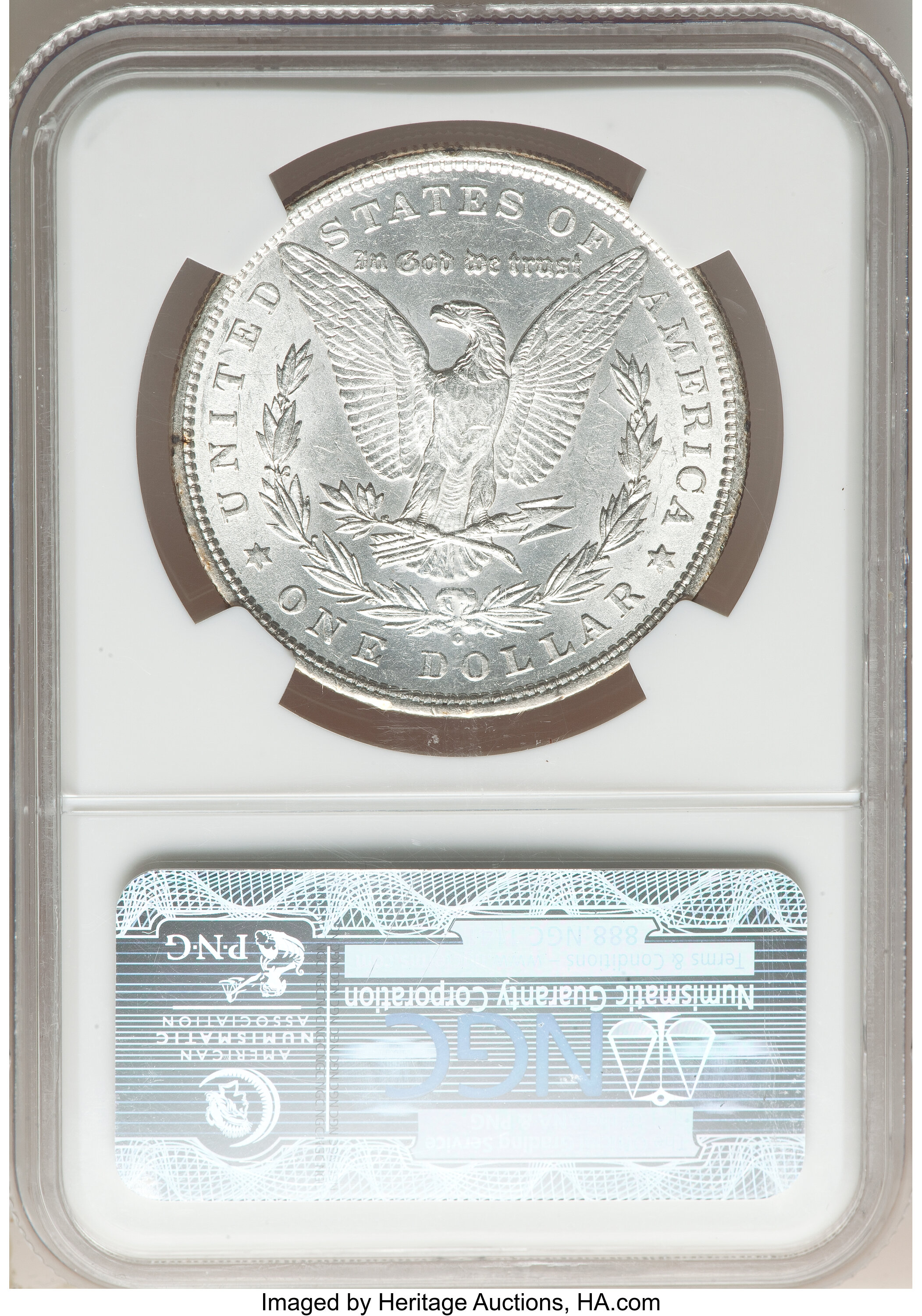 1880-O $1  8/7, Spike, VAM-6A AU58 thumbnail 5