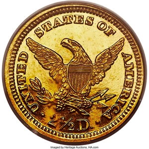 image for: 1897 $2 1/2 PR63 Cameo PCGS. JD-1, High R.4....