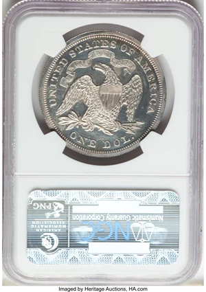 image for: 1871 $1 Dollar, Judd-1138A, Pollock-1276, R.8, PR62 NGC....