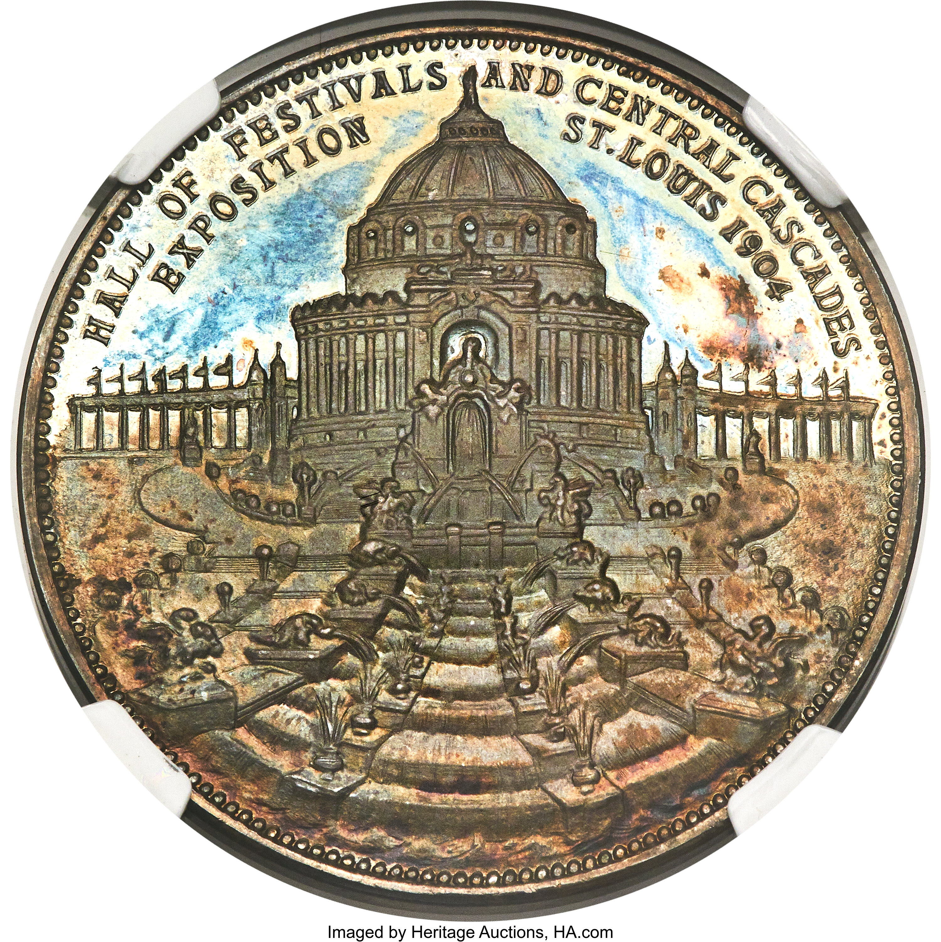 image for: 1904 Medal Louisiana Purchase Exposition, Roosevelt Dollar, Silver, PR65 NGC. Fuld-RO.1903.3A, HK-308, Hendershott-30-350, R....