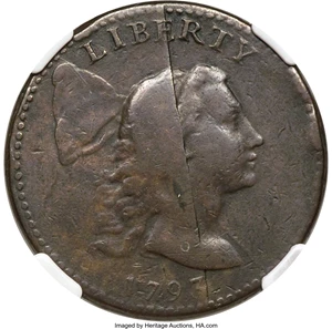 image for: 1793 1C Liberty Cap, S-14, B-17, Low R.5, VF30 NGC....