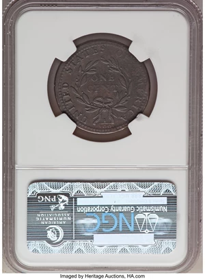 image for: 1793 1C Liberty Cap, S-14, B-17, Low R.5, VF30 NGC....