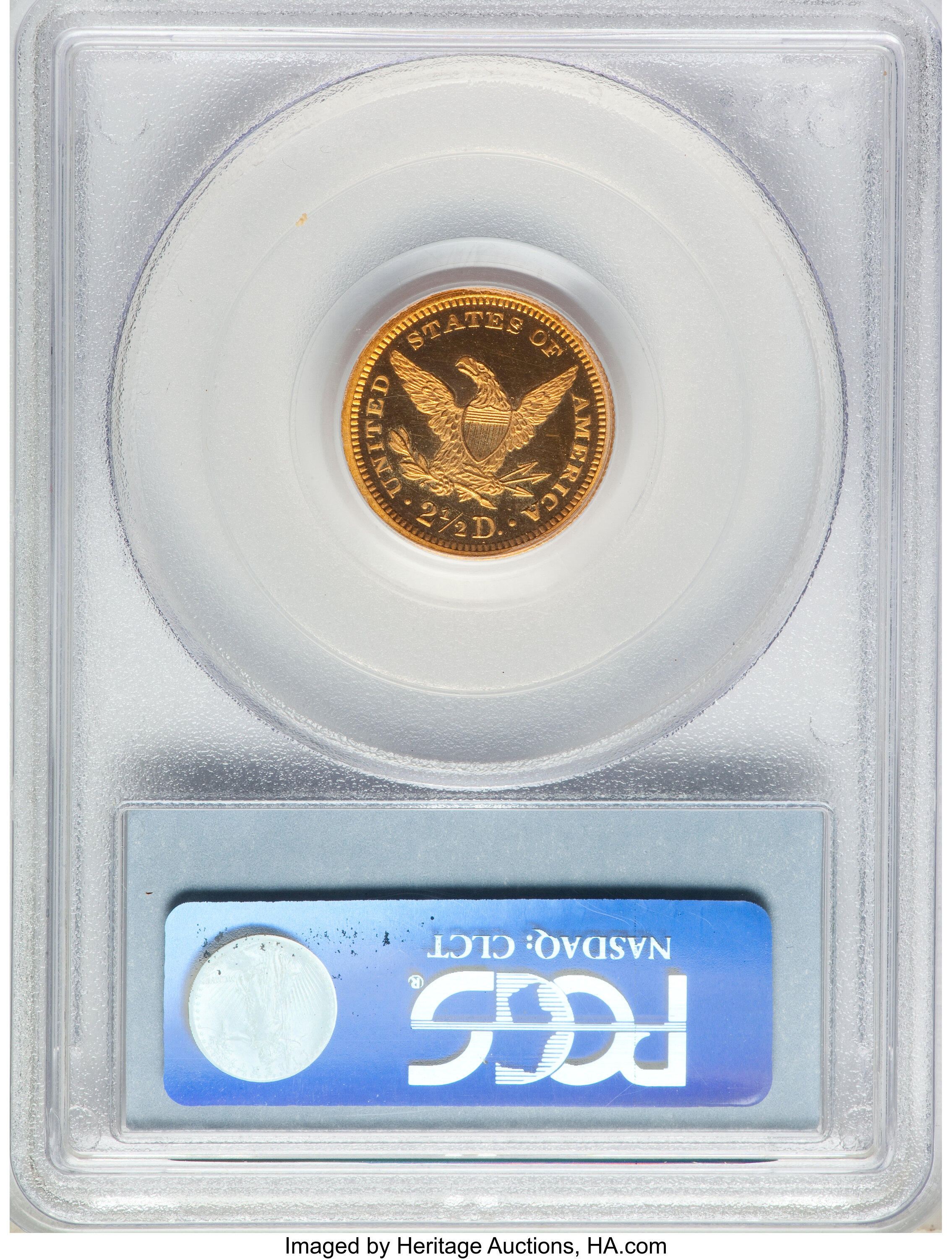 image for: 1870 $2 1/2 PR65 Deep Cameo PCGS. CAC. JD-1, Low R.7....