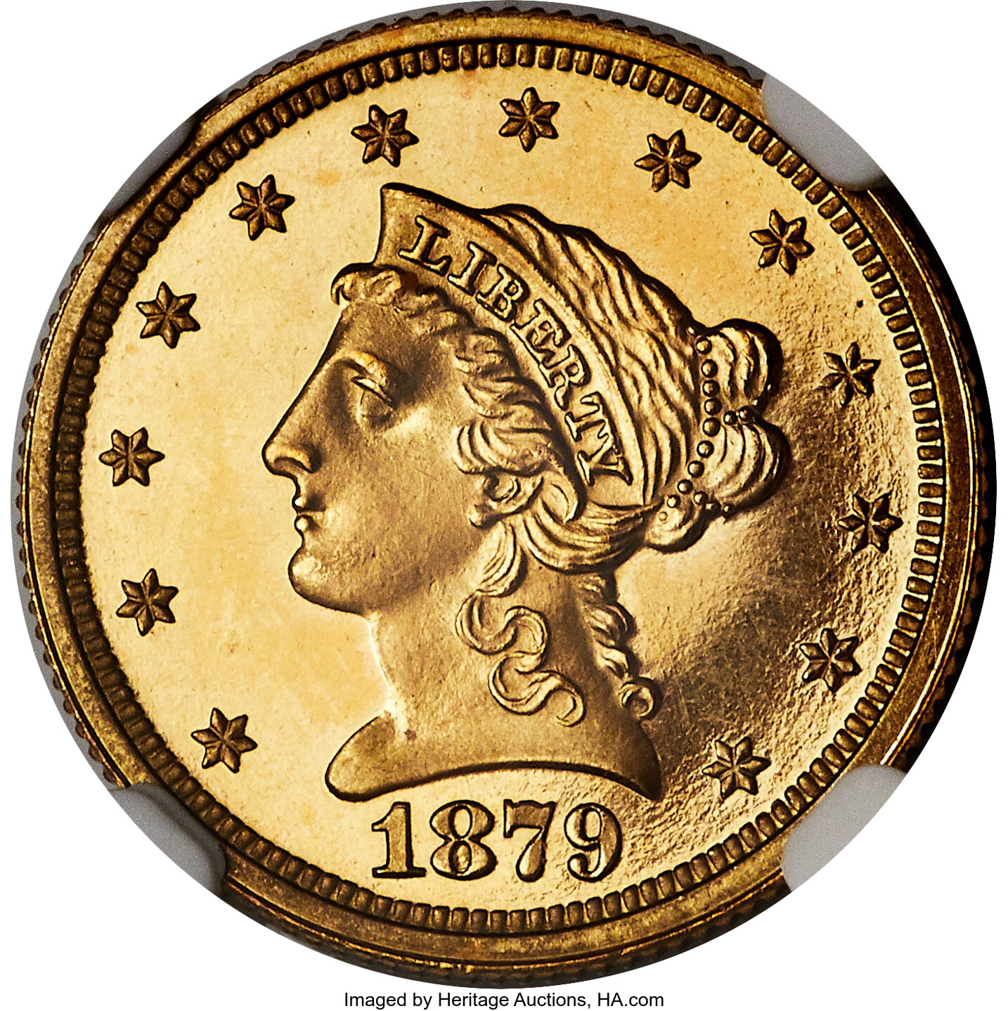 image for: 1879 $2 1/2 PR67 Cameo NGC. JD-1, High R.6....