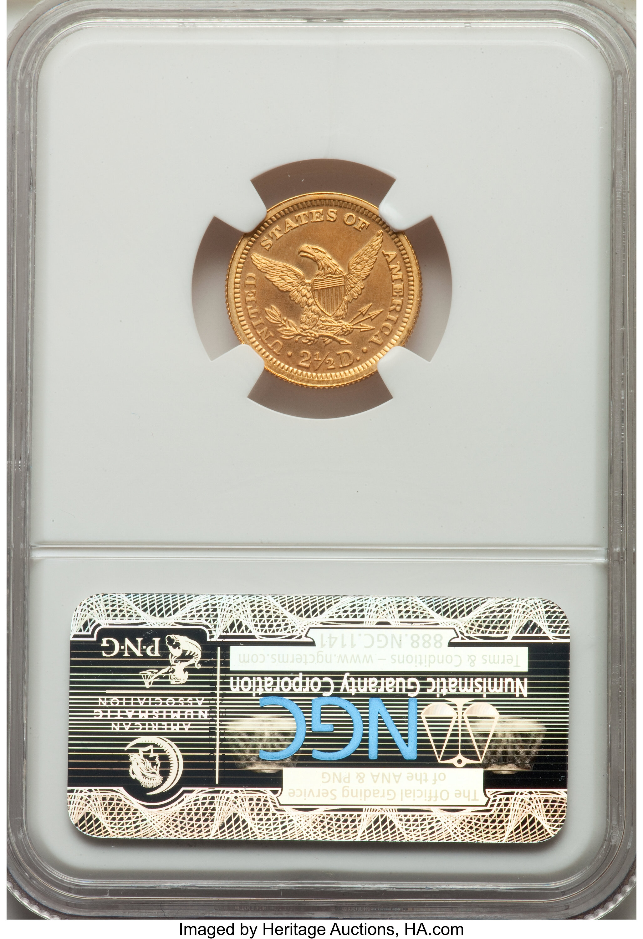 image for: 1879 $2 1/2 PR67 Cameo NGC. JD-1, High R.6....