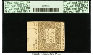 image for: Connecticut July 1, 1780 40s PCGS About New 53PPQ....