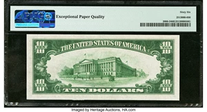 image for: Fr. 2006-D $10 1934A Federal Reserve Note. PMG Gem Uncirculated 66 EPQ....