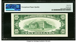 image for: Fr. 2012-C* $10 1950B Federal Reserve Star Note. PMG Choice Uncirculated 64 EPQ....