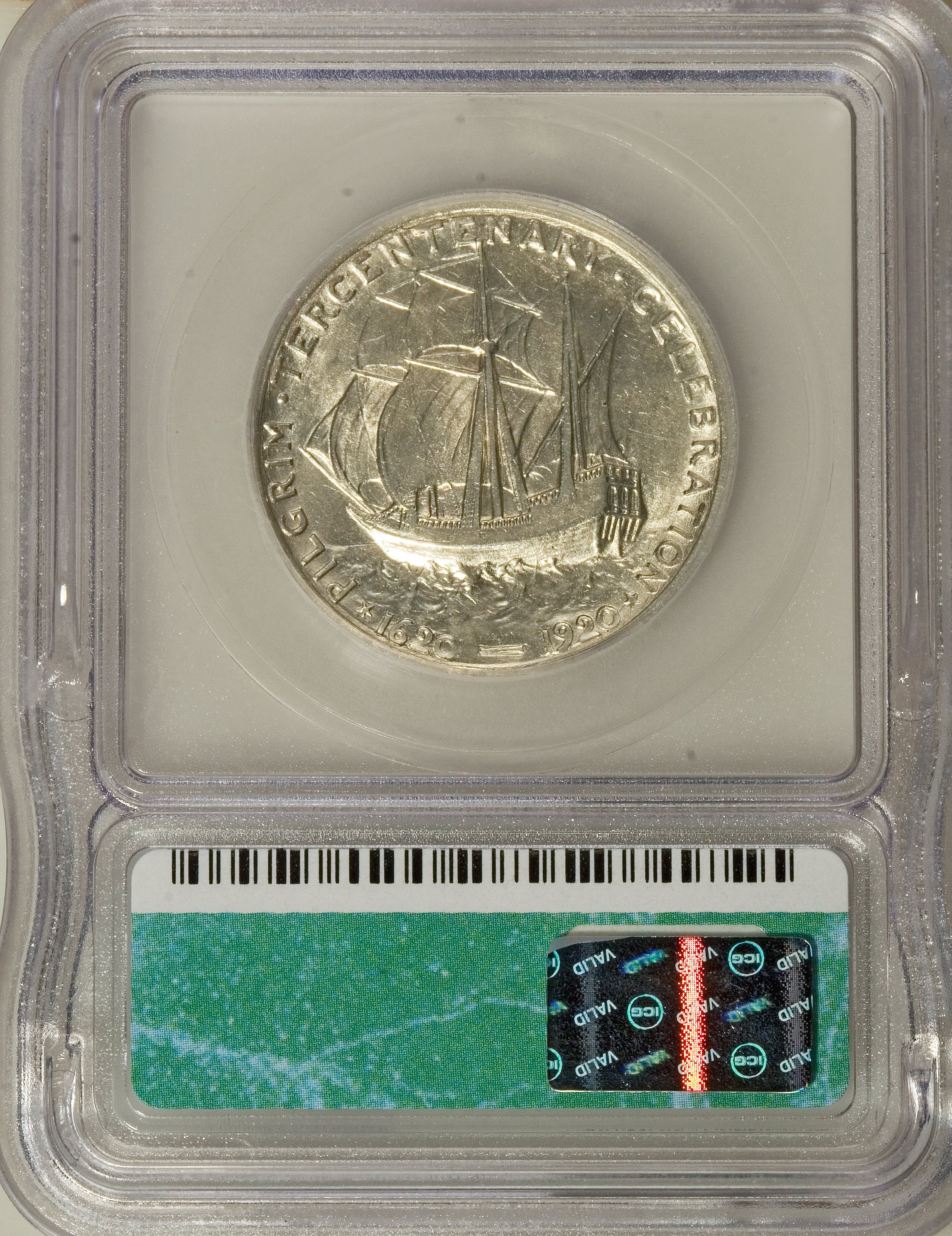 1921 50c Pilgrim XF40 thumbnail 14