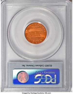 image for: 2005-D 1C Satin SMS MS69 Red PCGS. PCGS Population (336/2). NGC Census: (0/0). (#93193)...