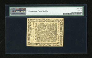 image for: Continental Currency May 9, 1776 $2 PMG Choice About Unc 58 EPQ....