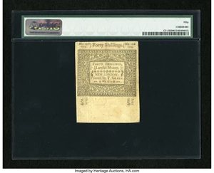 image for: Connecticut May 10, 1775 40s PMG About Uncirculated 50....