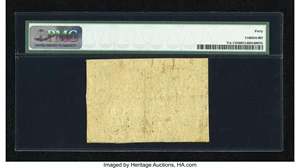 image for: Virginia May 5, 1777 $8 PMG Extremely Fine 40....