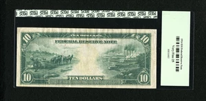 image for: Fr. 912 $10 1914 Federal Reserve Note PCGS Very Fine 25....