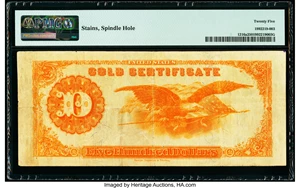 image for: Fr. 1216a $500 1882 Gold Certificate PMG Very Fine 25....