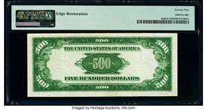 image for: Fr. 2202-E* $500 1934A Federal Reserve Star Note. PMG Very Fine 25....