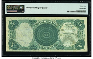 image for: Fr. 66 $5 1875 Legal Tender PMG Choice Very Fine 35 EPQ....