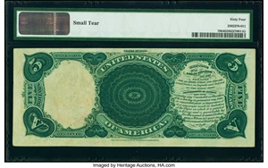 image for: Fr. 70 $5 1880 Legal Tender PMG Choice Uncirculated 64....