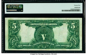 image for: Fr. 276 $5 1899 Silver Certificate PMG Very Fine 25....