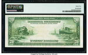 image for: Fr. 824 $20 1915 Federal Reserve Bank Note PMG Choice Very Fine 35....
