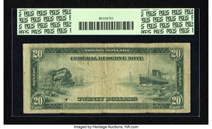image for: Fr. 999 $20 1914 Federal Reserve Note PCGS Apparent Fine 15....