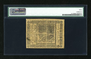 image for: Continental Currency May 9, 1776 $5 PMG Very Fine 30....