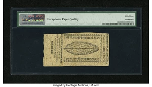 image for: New Jersey June 22, 1756 12s PMG About Uncirculated 53 EPQ....