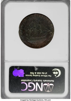image for: 1795 Cent Talbot, Allum & Lee Cent PR63 Red and Brown NGC....
