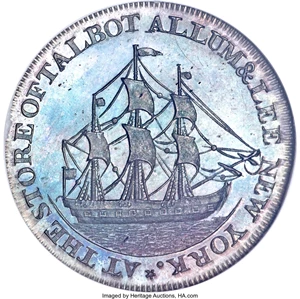 image for: 1795 Cent Talbot, Allum & Lee Cent PR63 Red and Brown NGC....