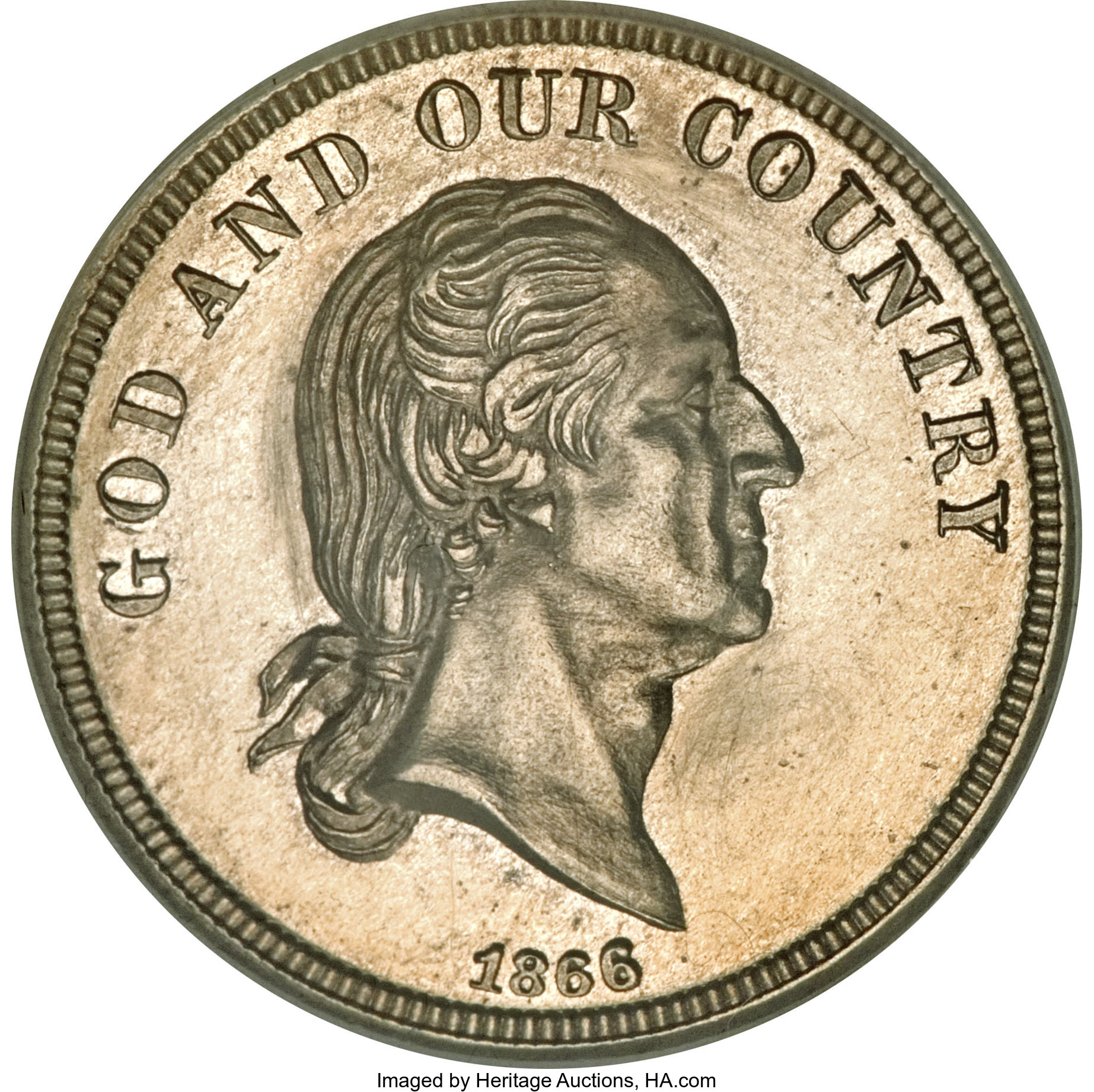 image for: 1866 5C Five Cents, Judd-481, Pollock-571, Low R.7--Spot Removed--NCS. Proof....