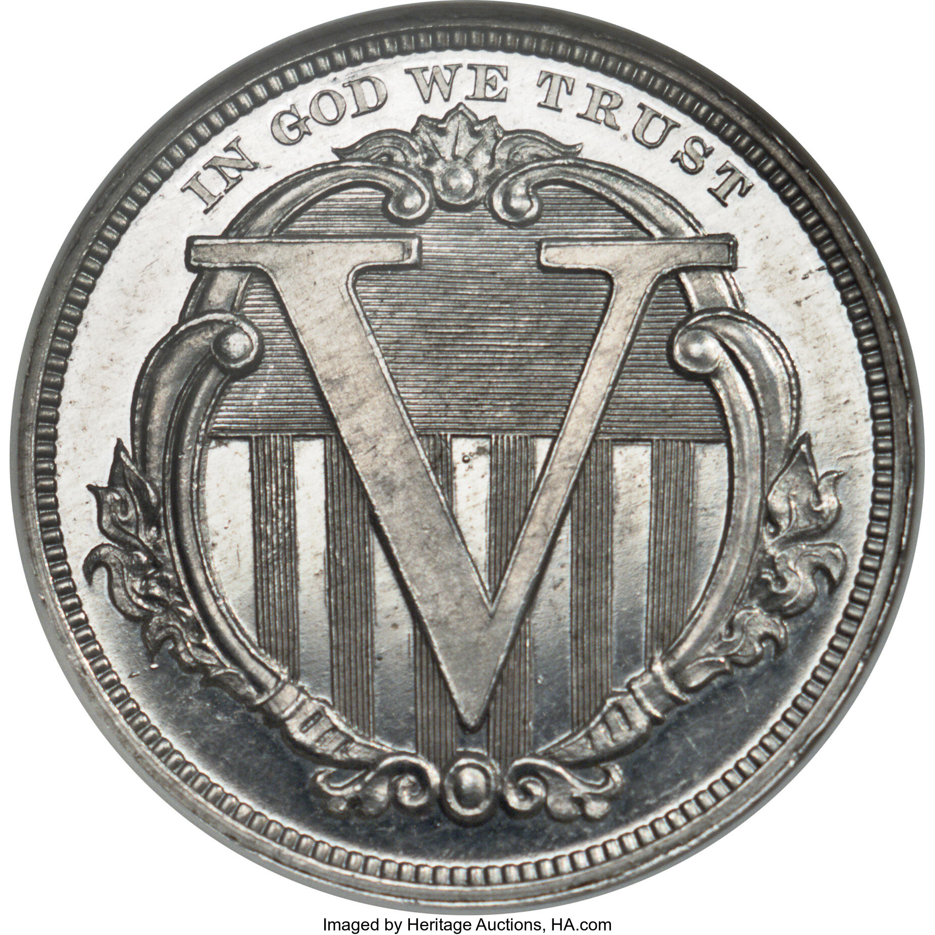 image for: 1867 5C Five Cents, Judd-561, Pollock-622, R.5, PR64 NGC....