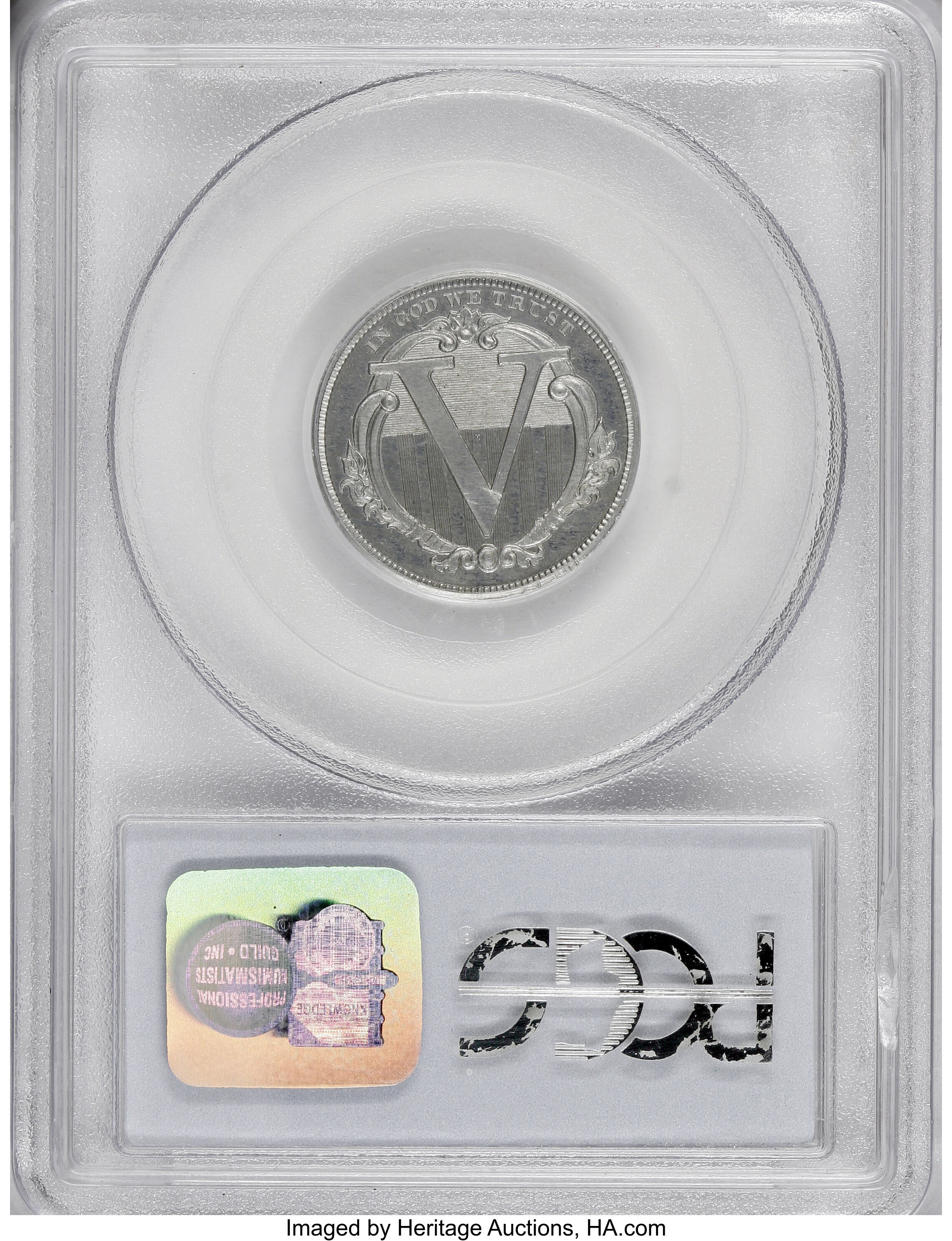 image for: 1867 5C Five Cents, Judd-561, Pollock-622, R.5, PR63 PCGS....