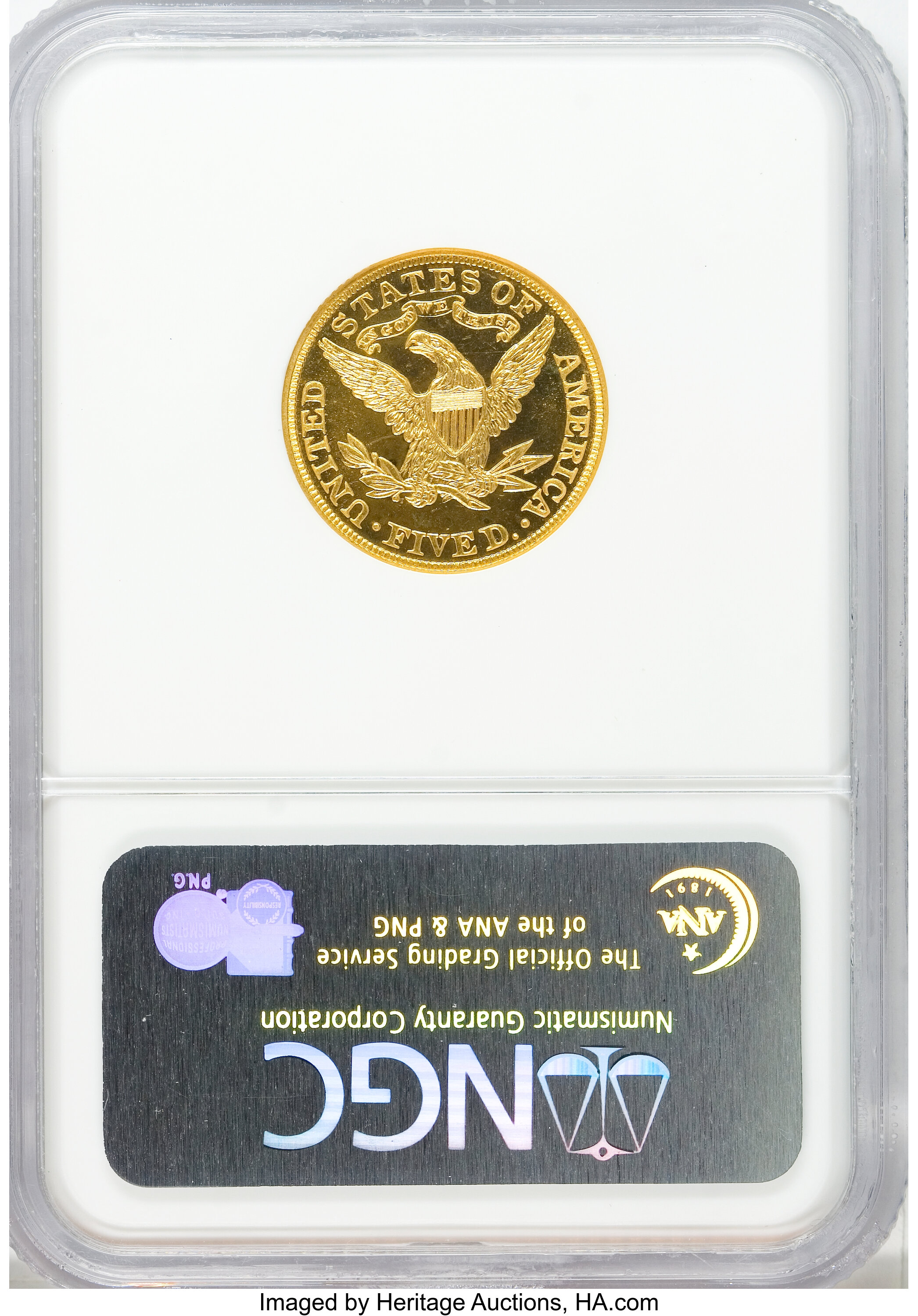 image for: 1903 $5 PR65 Cameo NGC. CAC....