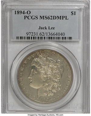 image for: 1894-O $1 MS62 Deep Mirror Prooflike PCGS....