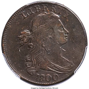 image for: 1800/1798 1C First Hair Style, S-191, B-2, R.3, VF35 PCGS....