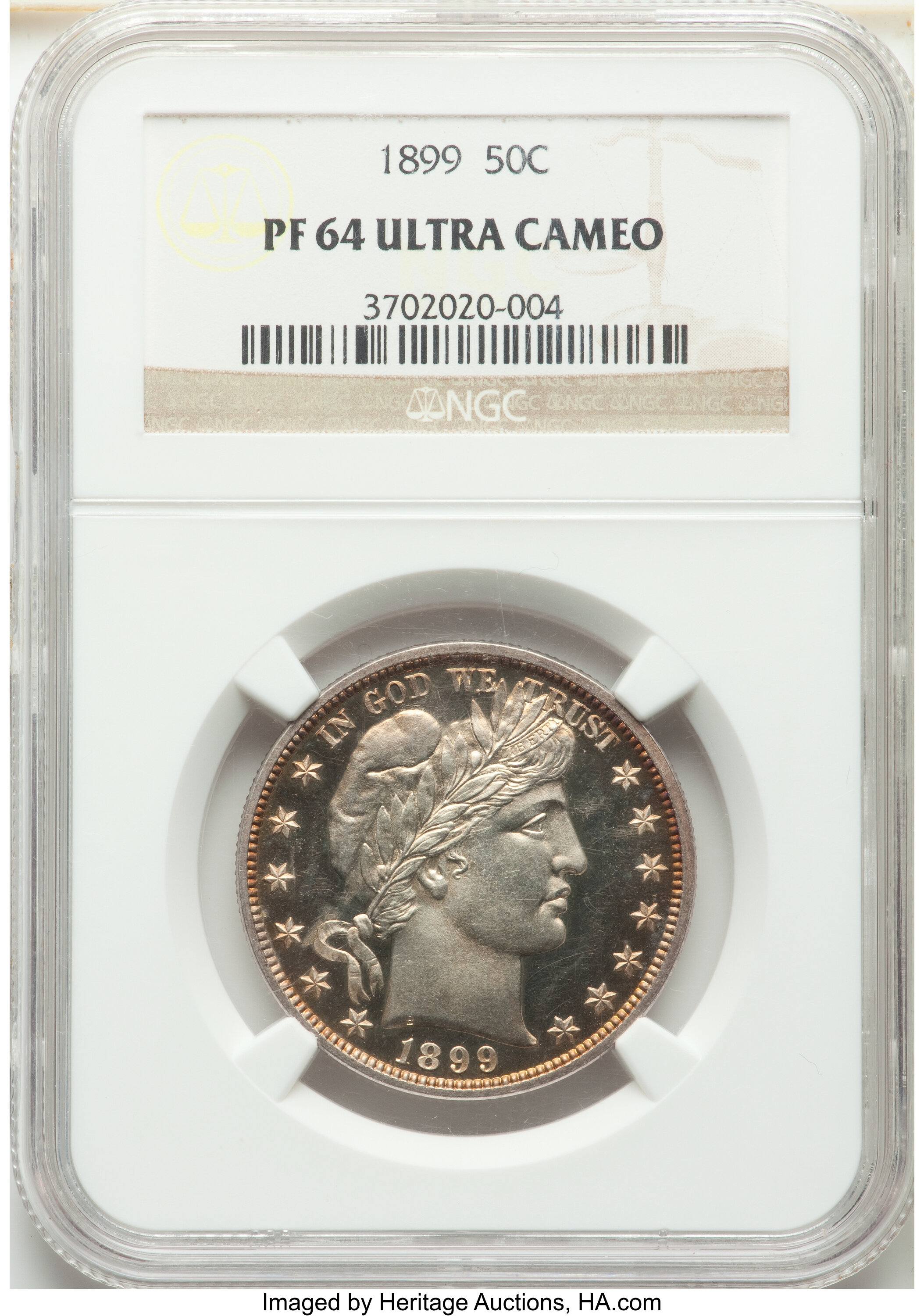 image for: 1899 50C PR64 Ultra Cameo NGC....