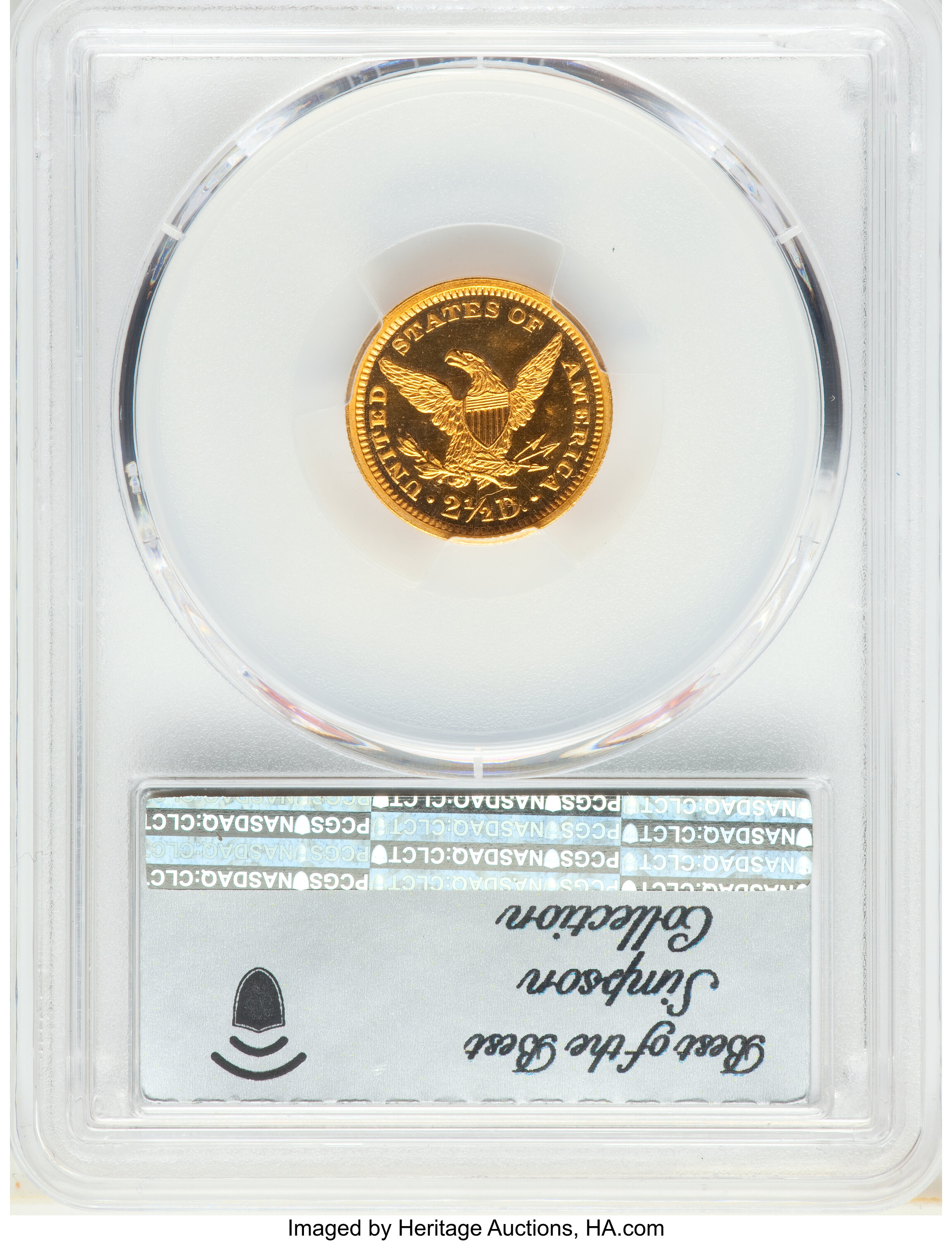 image for: 1863 $2 1/2 PR66 Deep Cameo PCGS. CAC. JD-1, R.6....
