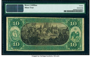 image for: South Norwalk, CT - $10 1875 Fr. 420 The City National Bank Ch. # 2643 PMG Very Fine 20....