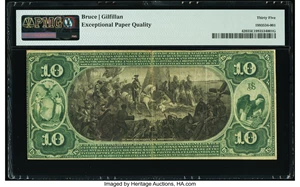 image for: Millerton, NY - $10 1875 Fr. 420 The Millerton National Bank Ch. # 2661 PMG Choice Very Fine 35 EPQ....