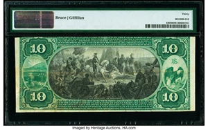 image for: Van Wert, OH - $10 1875 Fr. 420 The Van Wert National Bank Ch. # 2628 PMG Very Fine 30....