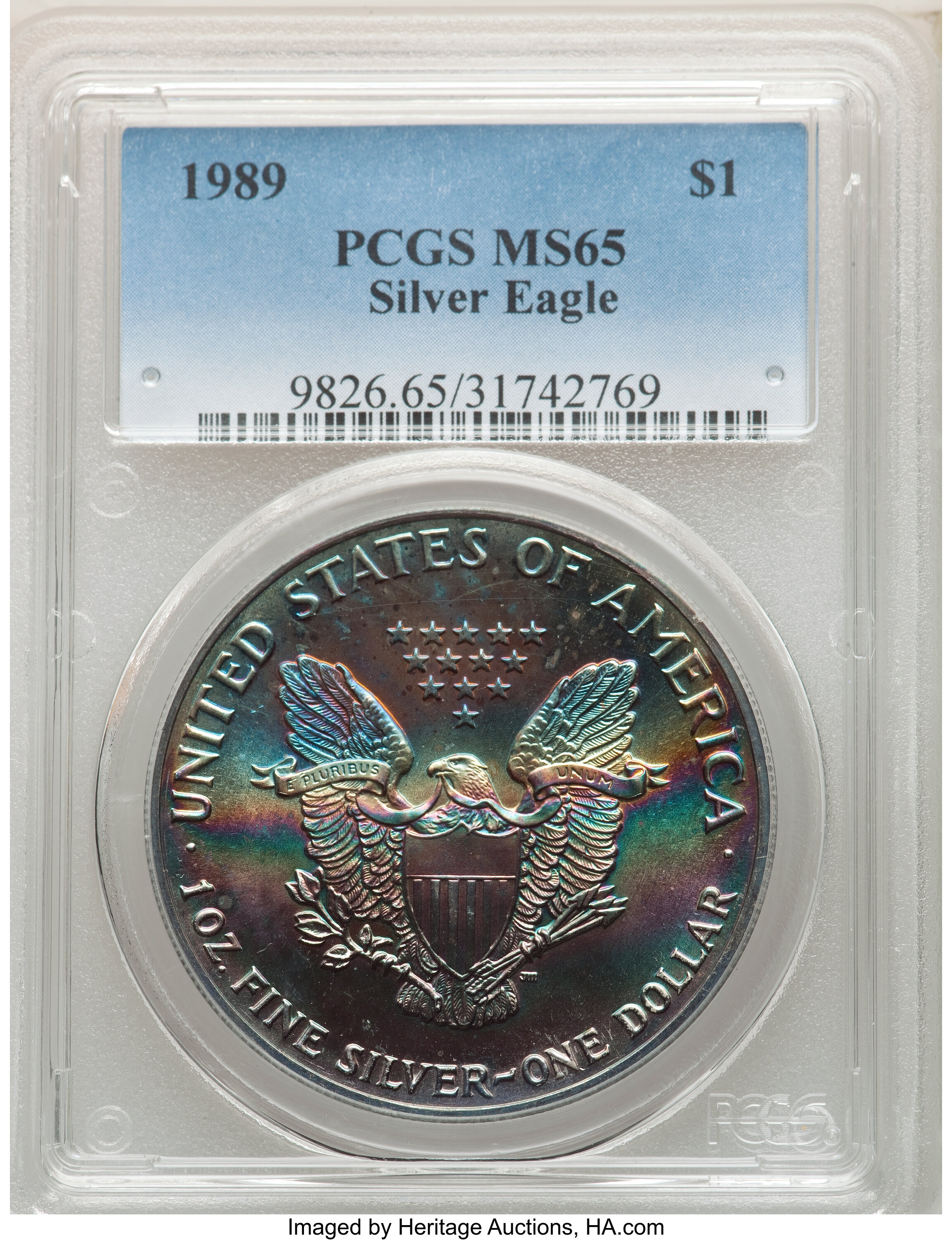 1989 One dollar MS Values | Greysheet