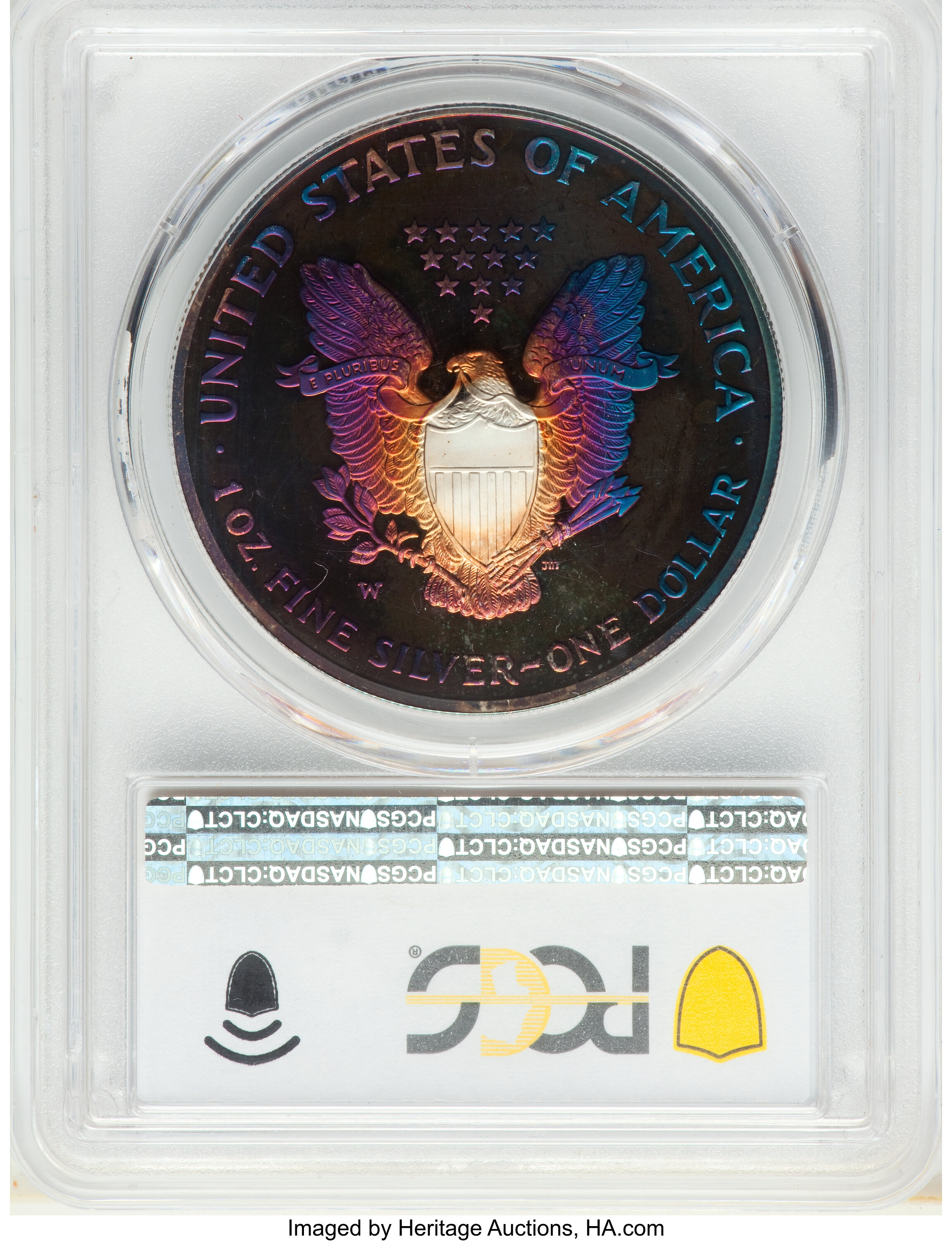 2005-W $1  Silver Eagle PR DCAM PR65 DCAM CAC thumbnail 4