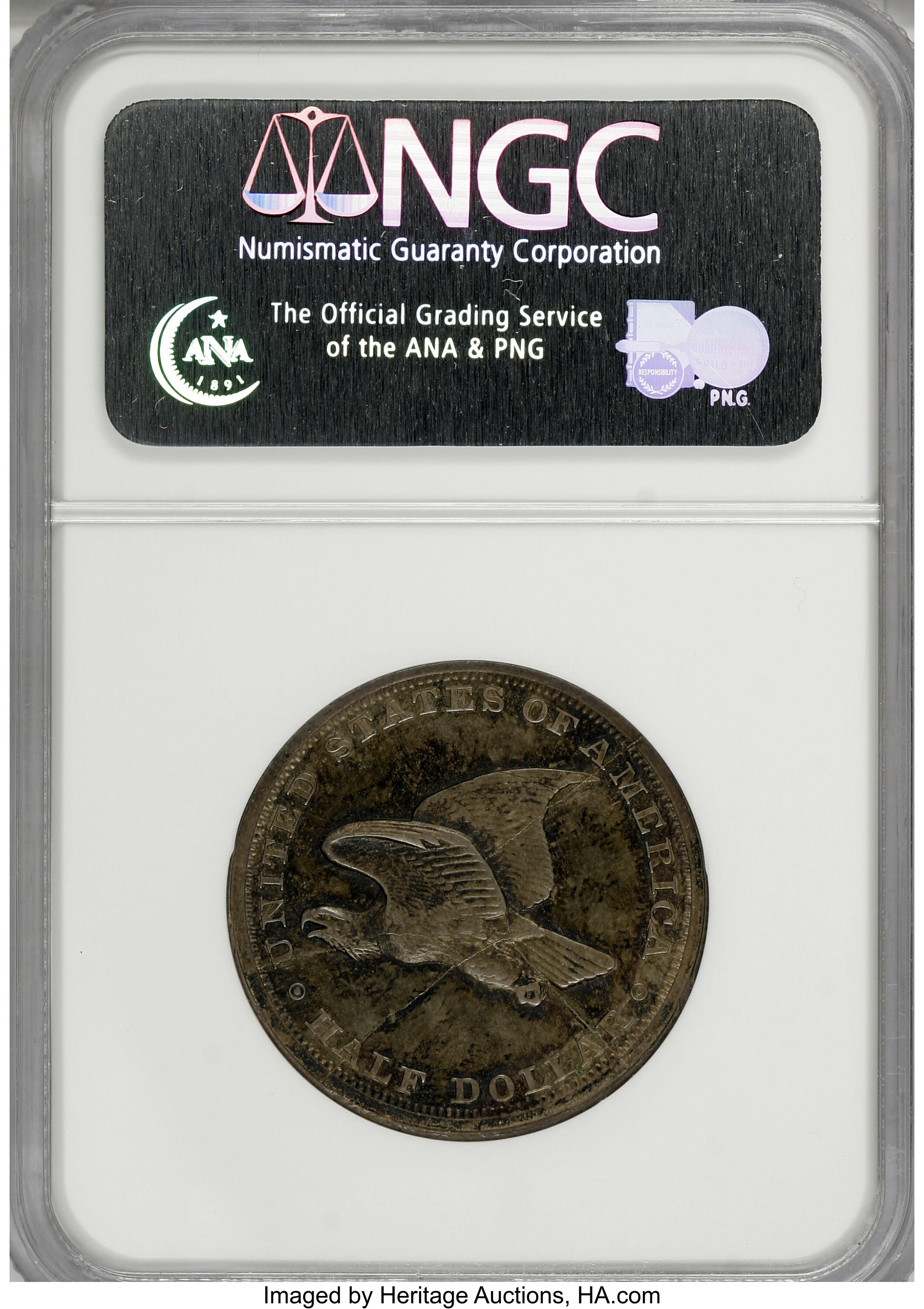 image for: 1839 P50C Capped Bust Half Dollar, Judd-100 Restrike, Pollock-110, R.8, PR63 NGC....
